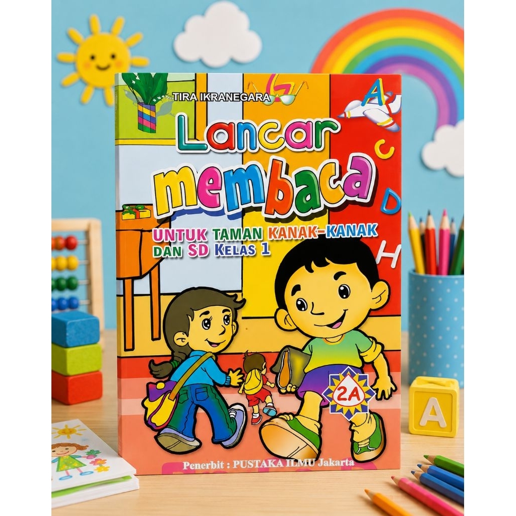 Buku Lancar Membaca Anak TK SD Kelas 1 | Buku Belajar Membaca Pemula Anak | Buku Edukasi Anak Latiha