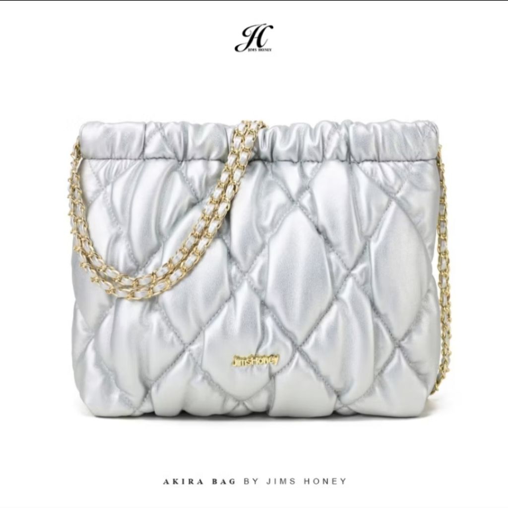 Akira Bag Jims Honey Tas Selempang Wanita - Silver