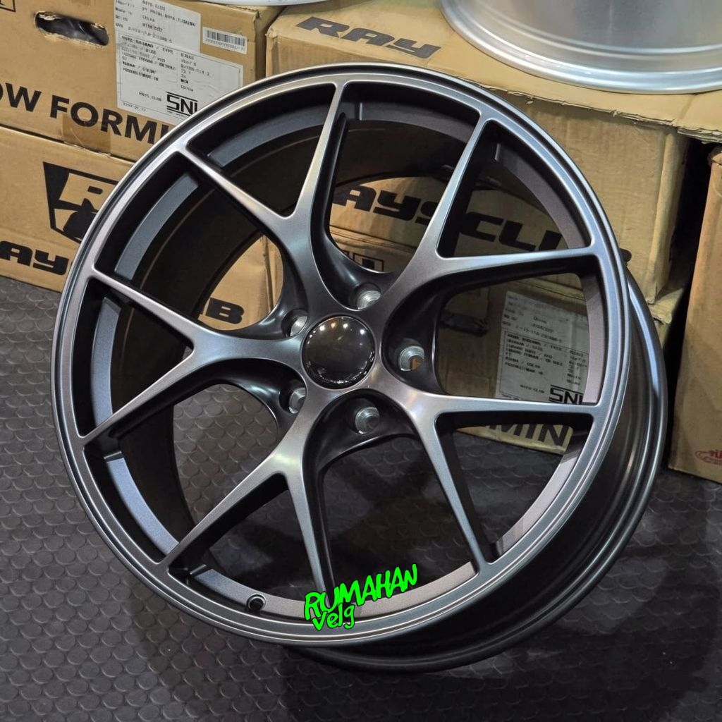Velg mobil ring 19 C1R FLOW FORMING PCD 5X112 velg racing r19 lebar 8,5 - 9,5 pcd 5X112 et 38 - 38 v