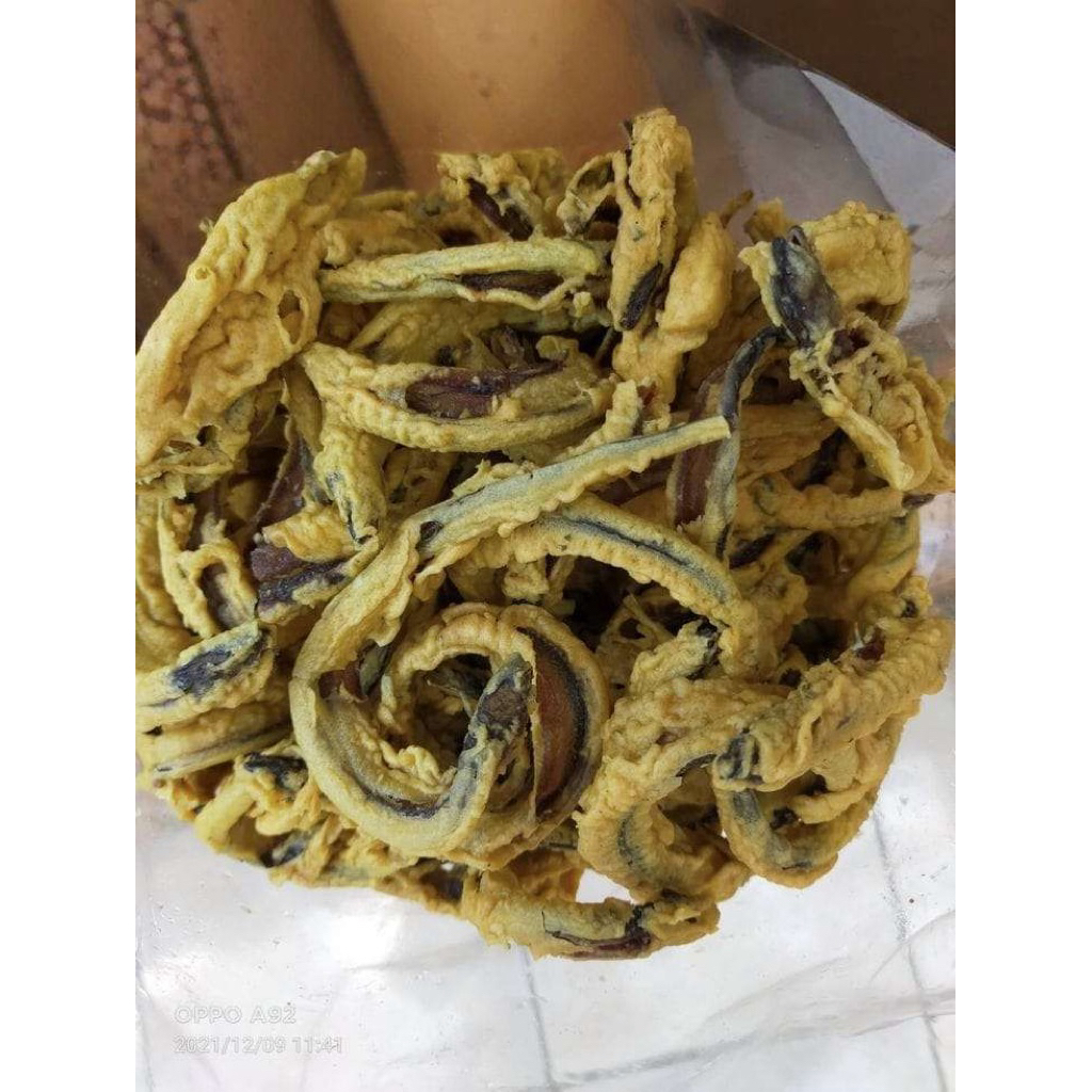 peyek belut keripik belut asli godean premium