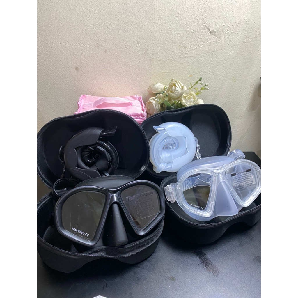 NEW Masker Freedive Kacamata Low Volume Mask Panah Ikan Selam Spearfishing Freediving Snorkeling Fre