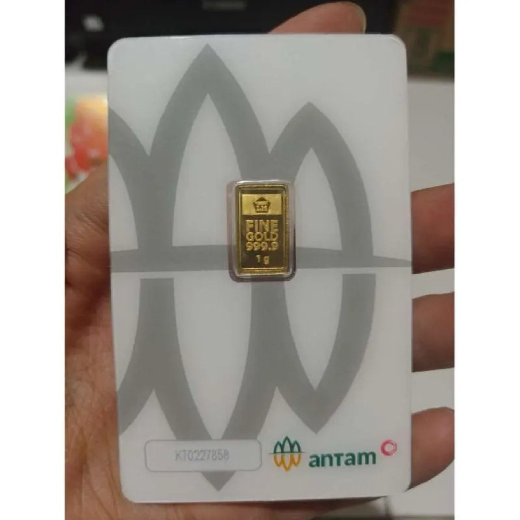1 Gram Emas Batangan 24 Karat Antam - Presisi, Investasi Aman, Mudah Diperdagangkan