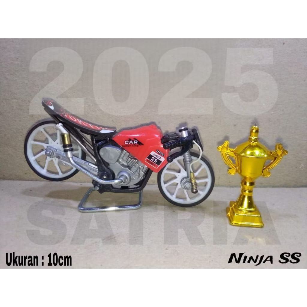 MINIATUR MOTOR DRAG NINJA SS 2026 PLASTIK 10cm