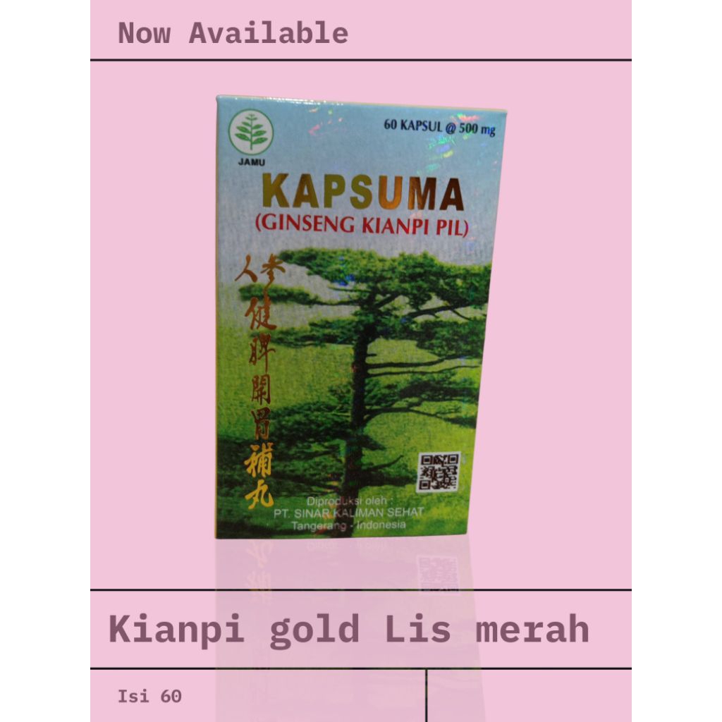 Kapsuma KianpiGinseng pil original
