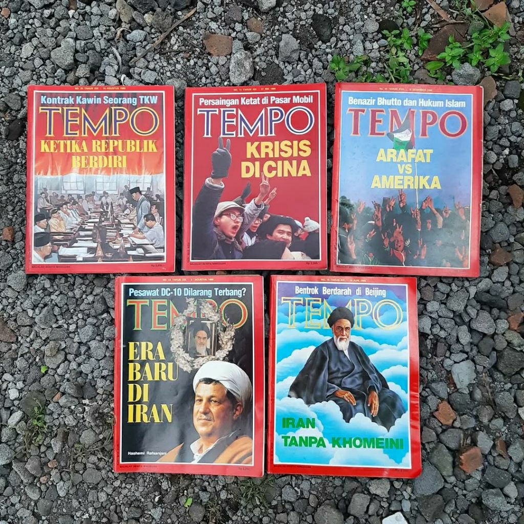 Majalah tempo 1988-1989