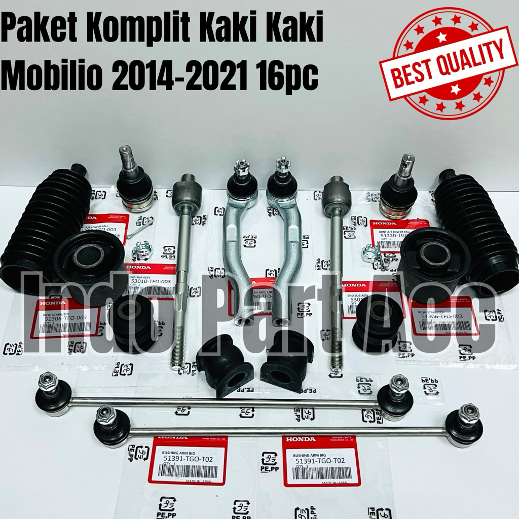 [COD] [FULL SET] Karet Bushing Mobilio Bushing Lower Arm Besar Kecil Mobilio 2014-2021 Original