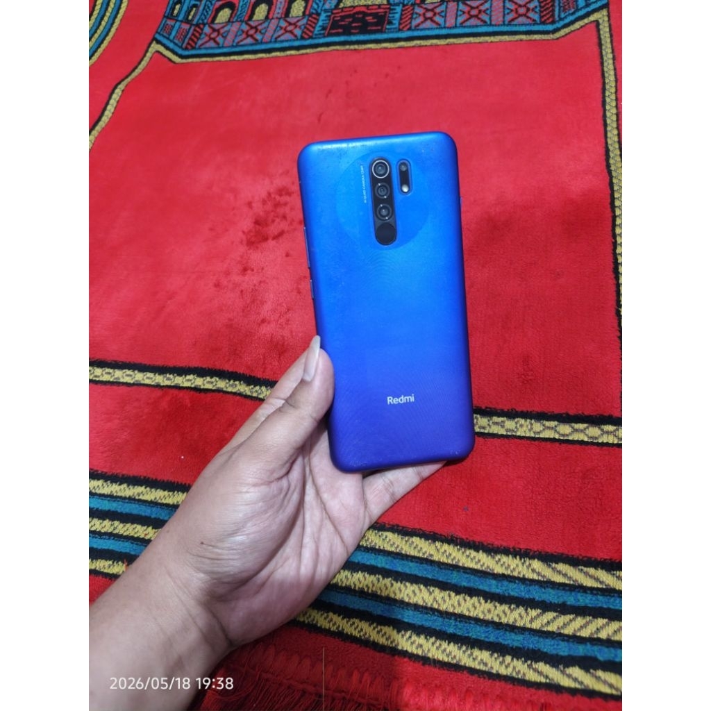 xiaomi redmi 9 type c 64gb ram 4gb layar jernih bagus hp bekas murah