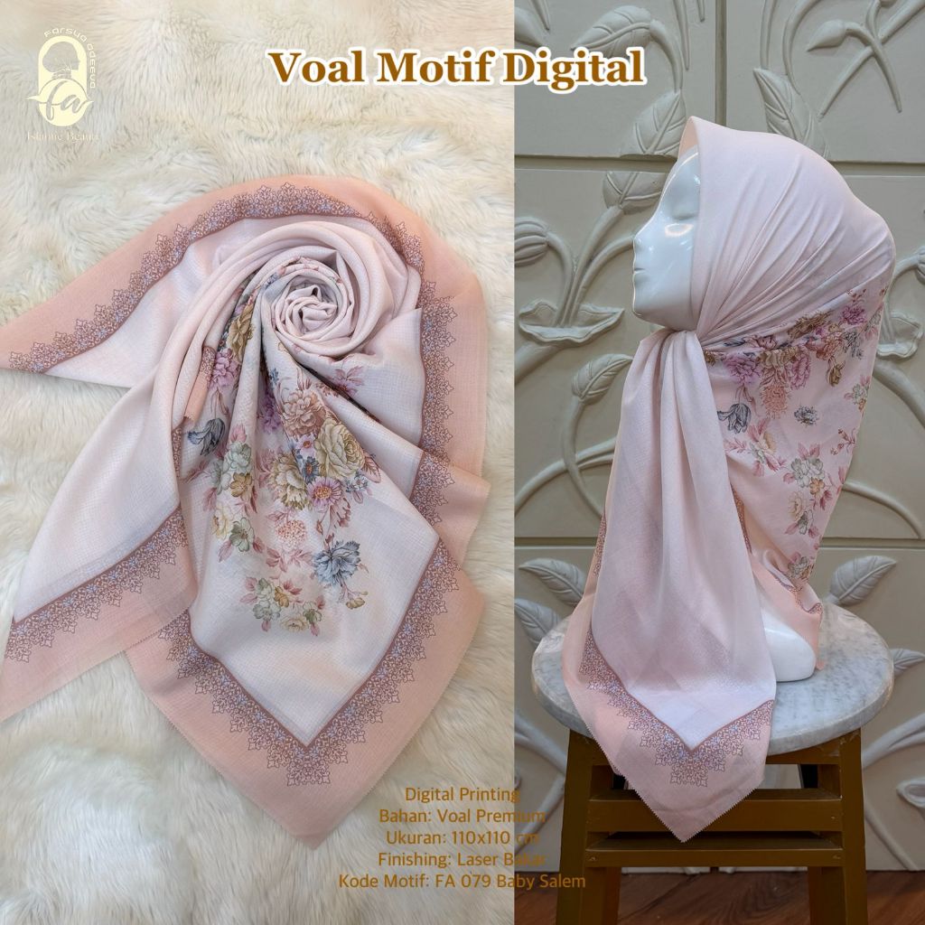 Farsya Adeeva - Voal Motif Digital LC FA 079