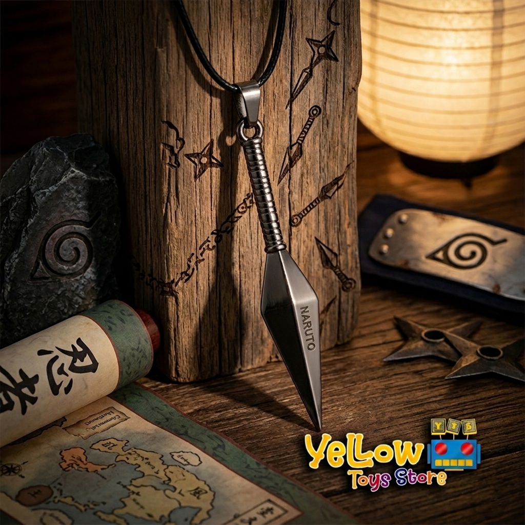 Kalung Besi Naruto Shippuden Kunai Stainless Steel Necklace KC-013
