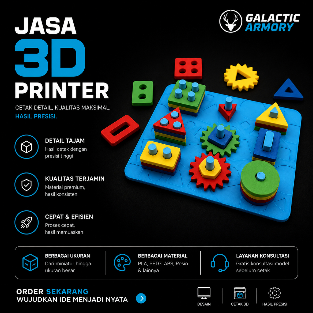 [JASA 3D PRINTER] Jasa 3D Printer |  Print 3D Custom | Cetak 3D Action Figure | 3D Model | 3D Printi