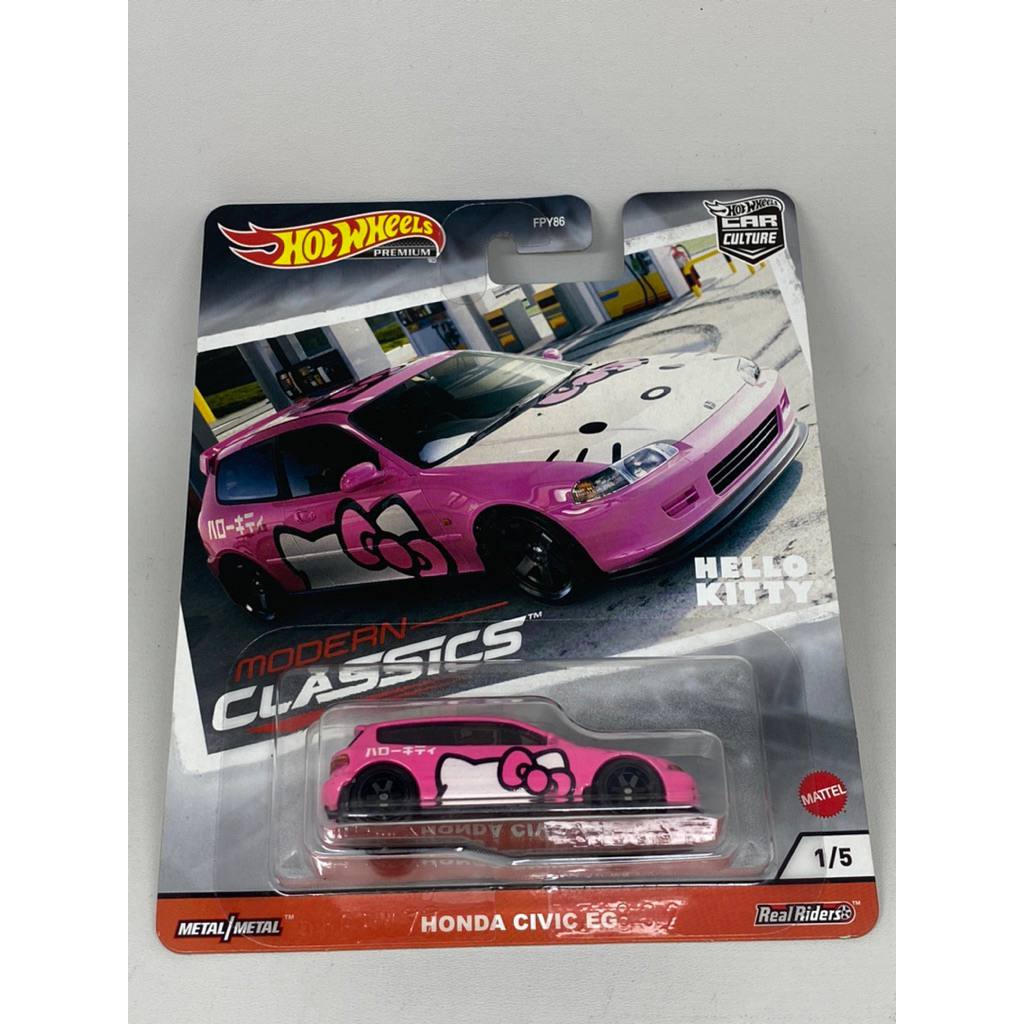 Hotwheels Honda Civic EG Hello Kitty Modern Classics