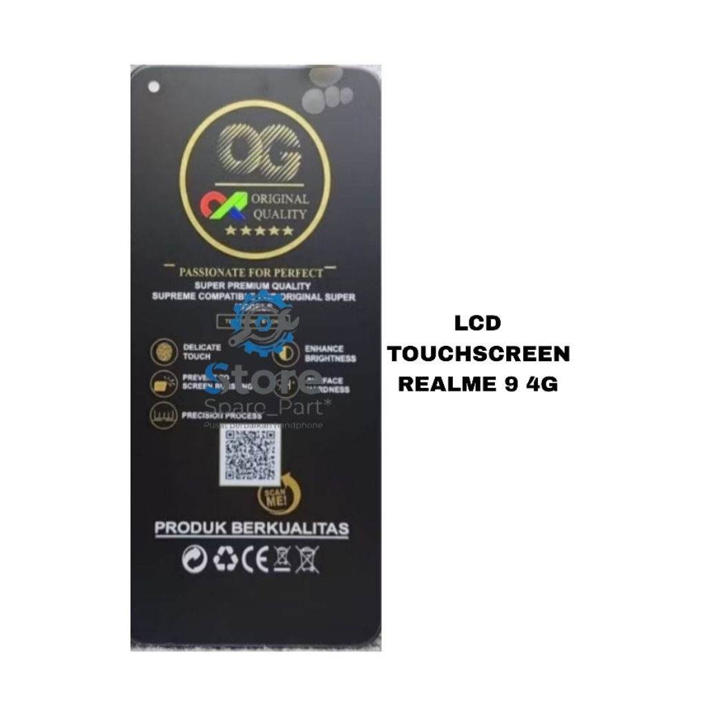 LCD TOUCHSCREEN REALME 9 4G OG SUPER ORIGINAL FULLSET