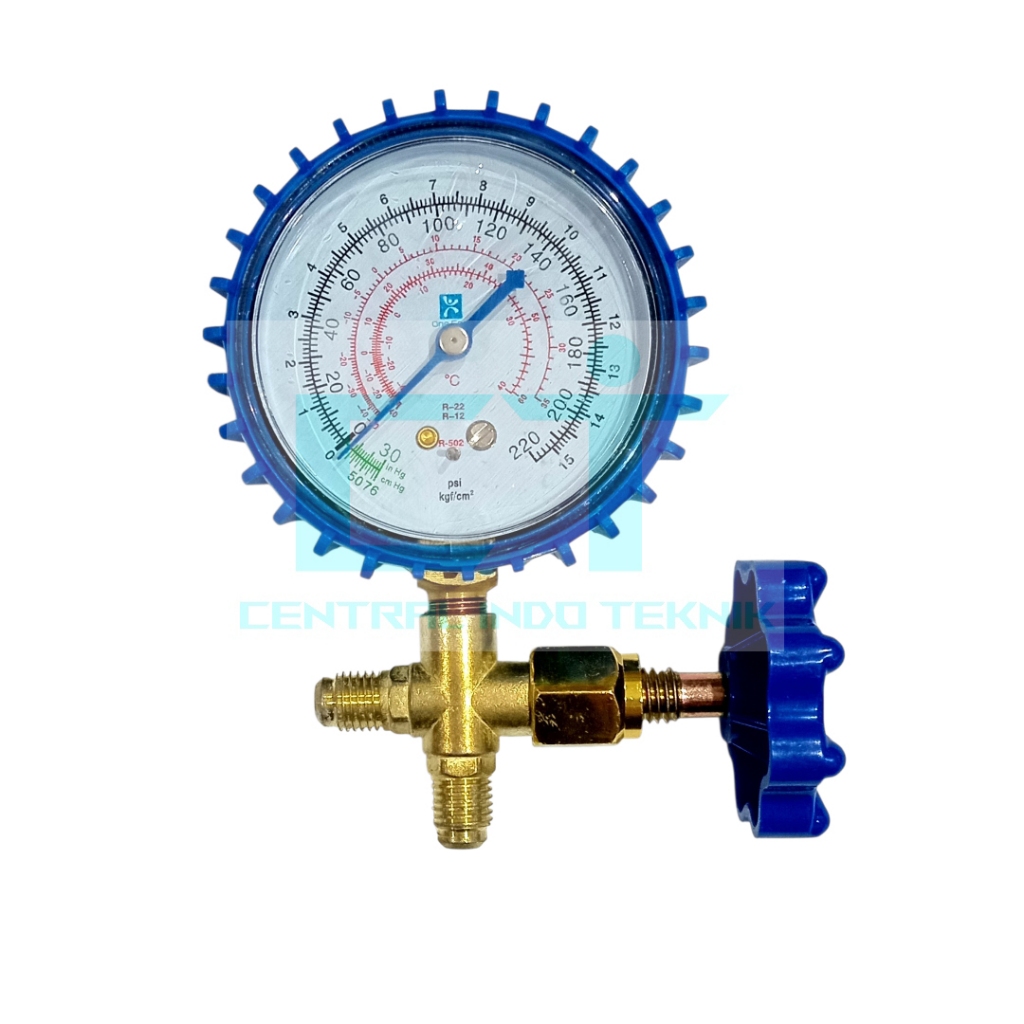 TESTING MANIFOLD AC SINGLE R22 | MANIFOLD PENGISIAN FREON AC R22 SINGLE/TUNGGAL | SINGLE TESTING MAN