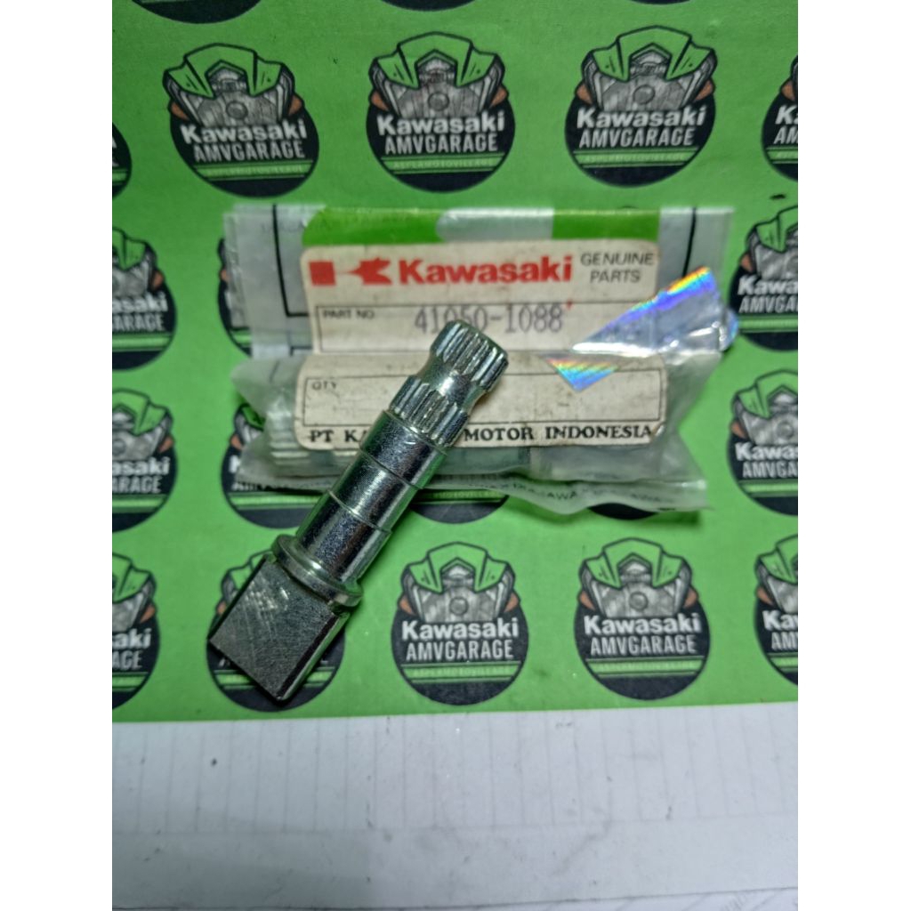 as paha rem depan tromol kaze E, as paha rem depan kaze, front brake shaft lever aura classic/kaze E