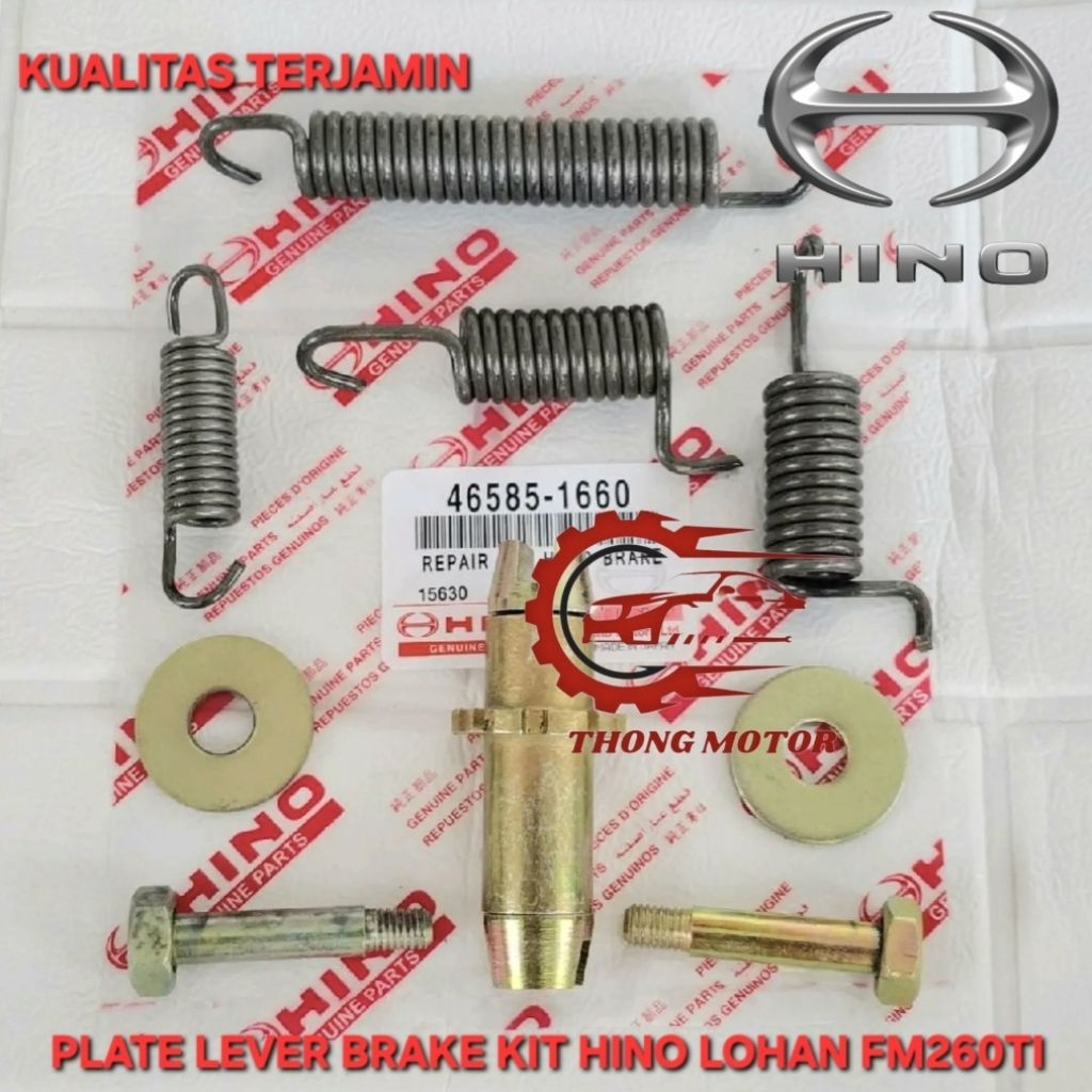 SETELAN REM TANGAN HINO LOHAN FM260TI FM 260 TI PLATE LEVER BRAKE KIT HAND BRAKE KIT HINO LOHAN