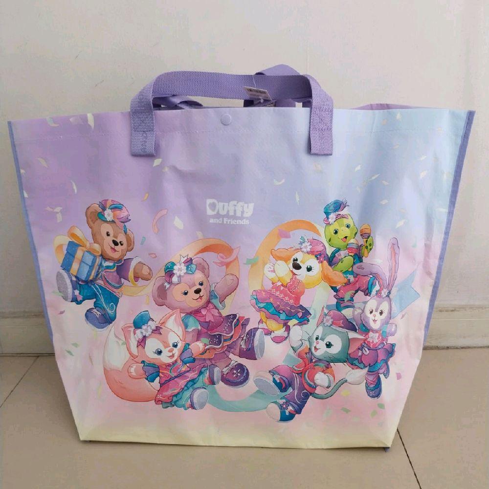 Shopping Bag HongKong Disneyland Duffy and Friends Size Small Large - Tas Belanja Disneyland Origina