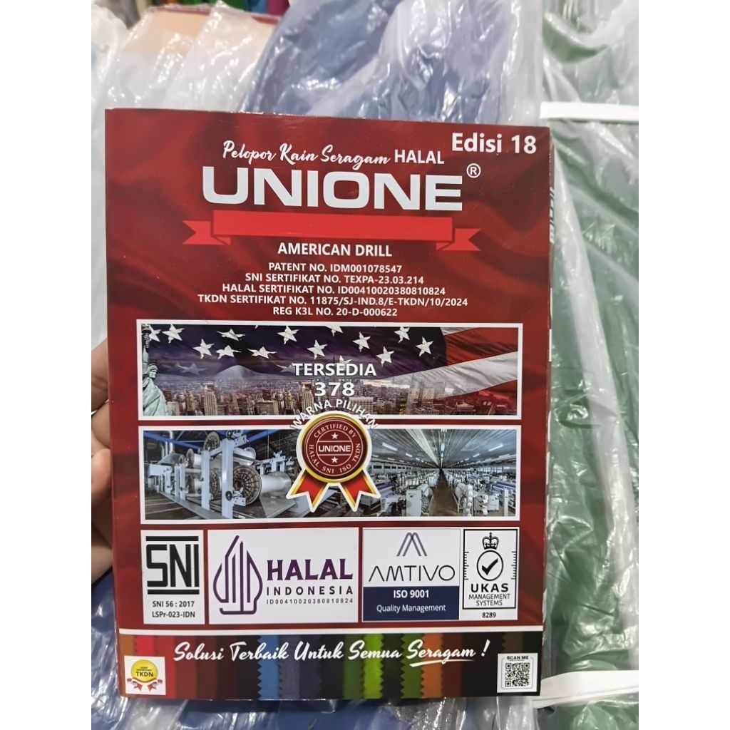 KATALOG/CONTOH AMERICA  DRIL UNIONE EDISI 18 TERBARU