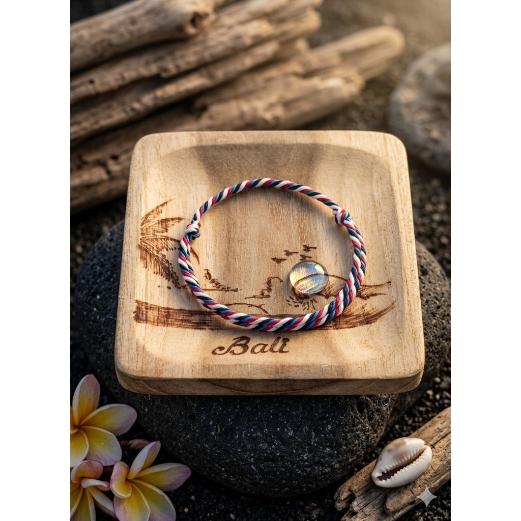GELANG HITAM PUTIH MERAH BIRU