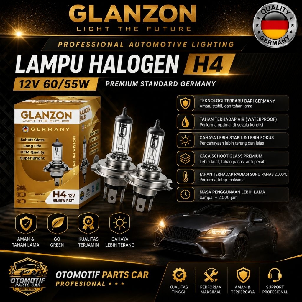 Lampu Mobil Avanza H4 12v 60 /55W - Bohlam Mobil