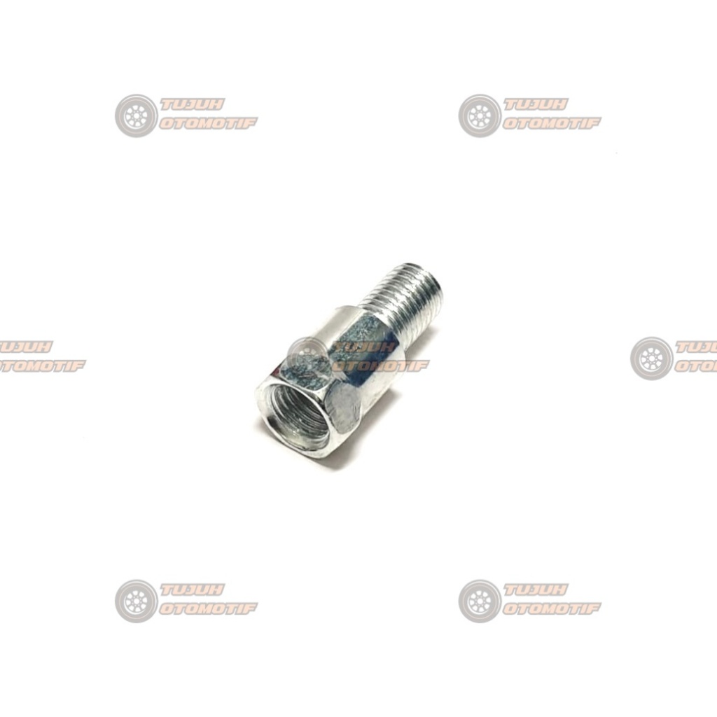 Baut Peninggi Sambungan Spion M10 Drat Kiri - M8 Baut 12 Drat Kanan