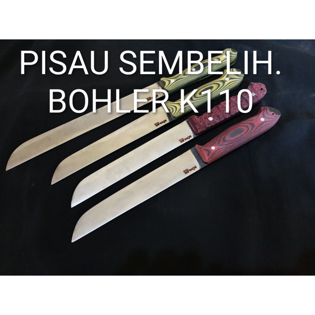 Pisau Sembelih Baja Bohler K110 18cm