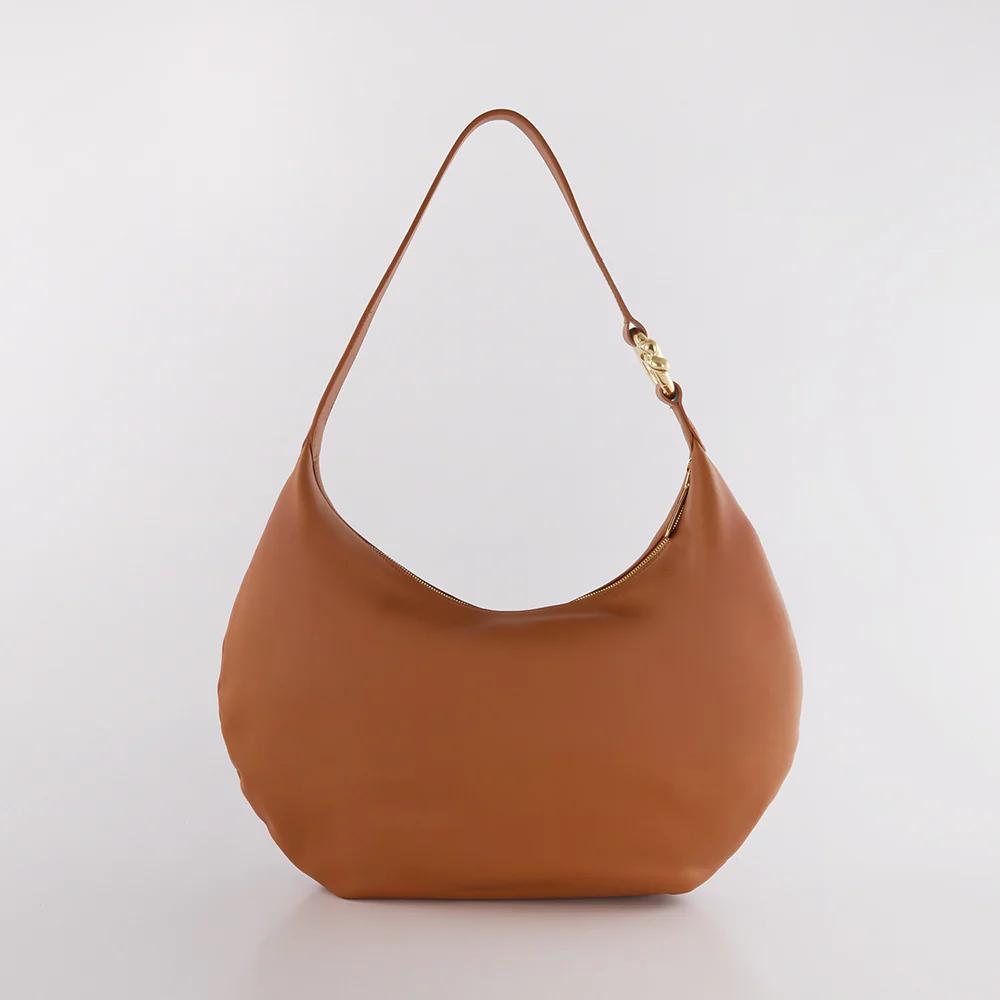 TAS WANITA BRAUN BUFFEL OLIVIA MEDIUM HOBO BAG