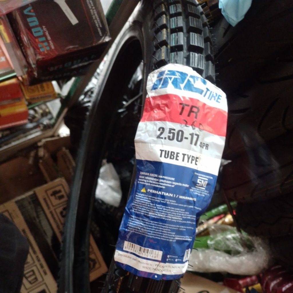 ban luar motor ring veleq 17 irc 250-17 trials motor bebek depan