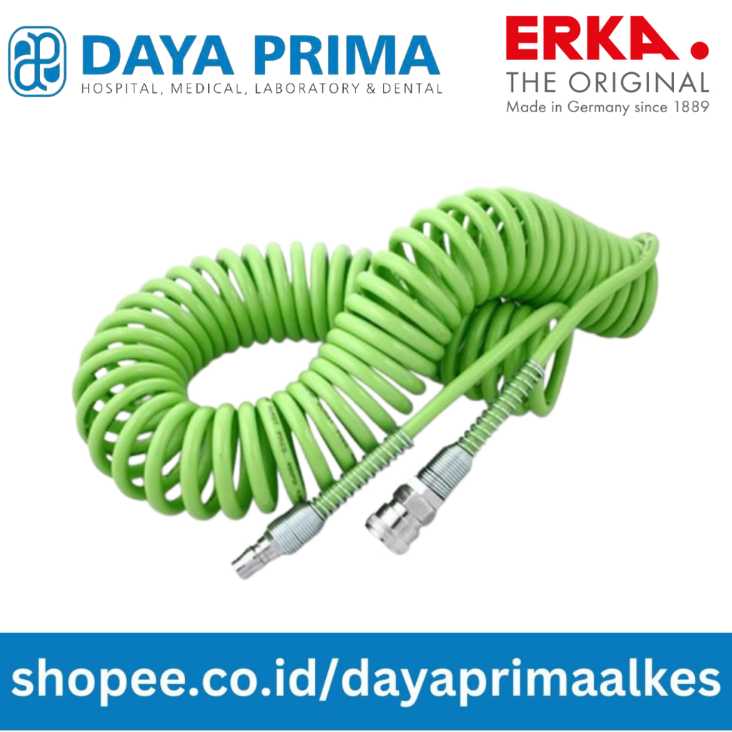 ERKA Spiral Tube Green / Selang Spiral Untuk Tensimeter