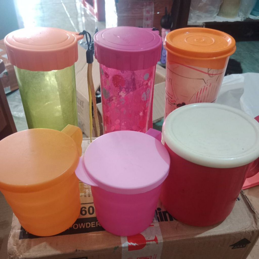 SECOND TUMBLER, GELAS, MUG TUPPERWARE
