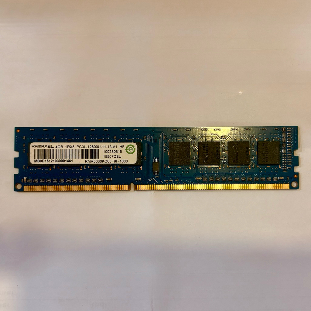 Ramaxel RAM PC 4GB DDR3L 1Rx8-1600MHz DIMM