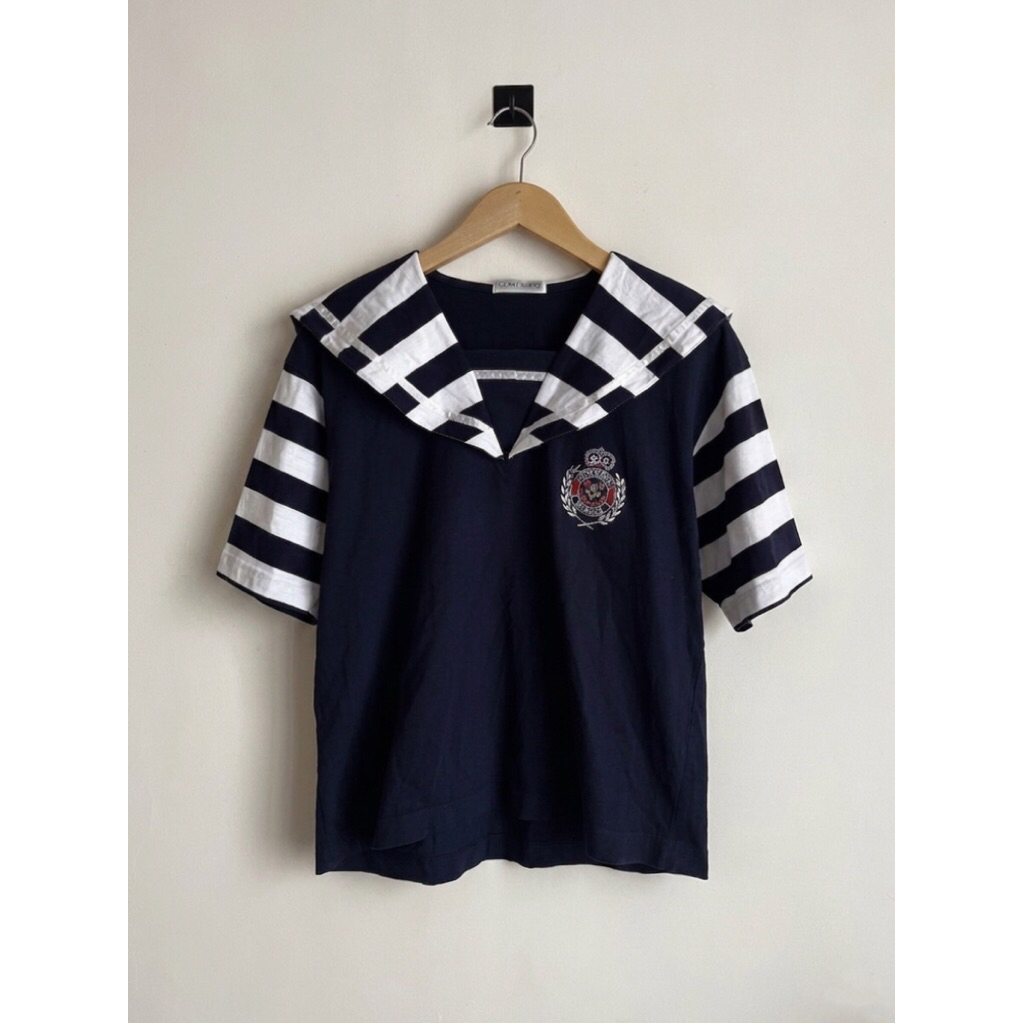 PL - Kaos Sailor Kerah Salur