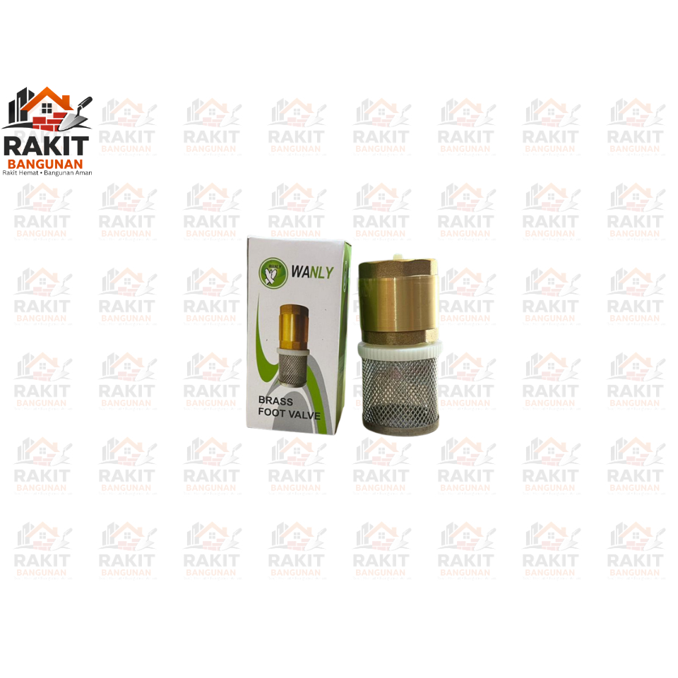 Foot Klep Footklep Tusen Klep Filter Pompa Air KUNINGAN Wanly  1 Inch