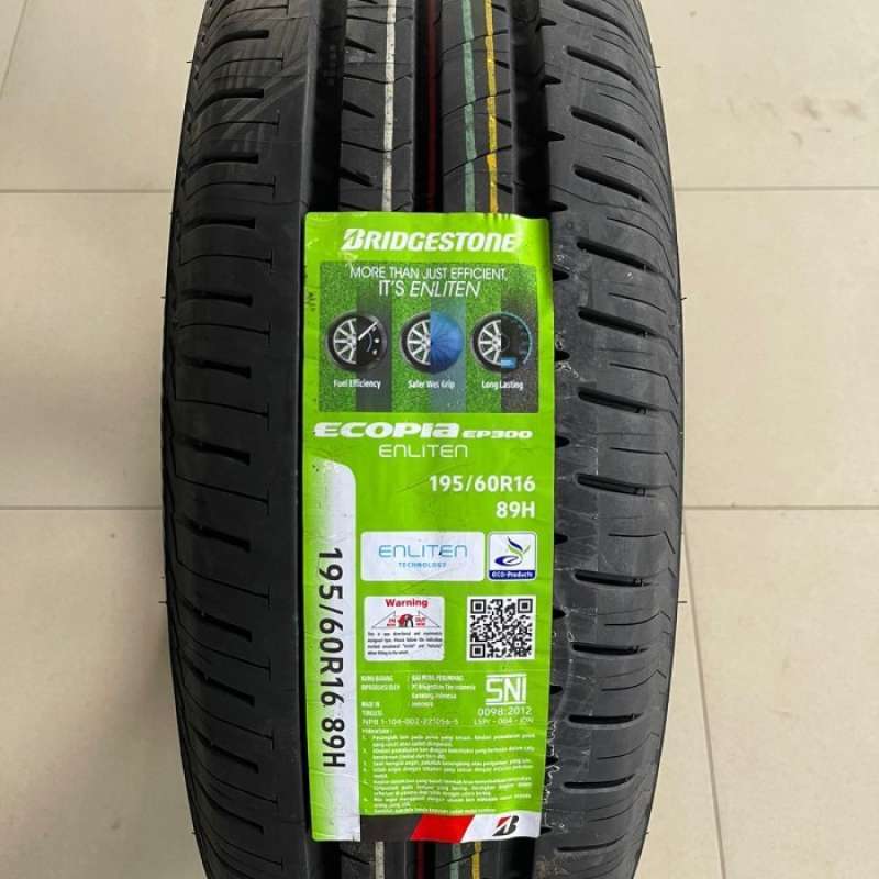 BRIDGESTONE ECOPIA EP300 SIZE 195/60 R16 - BAN MOBIL ERTIGA