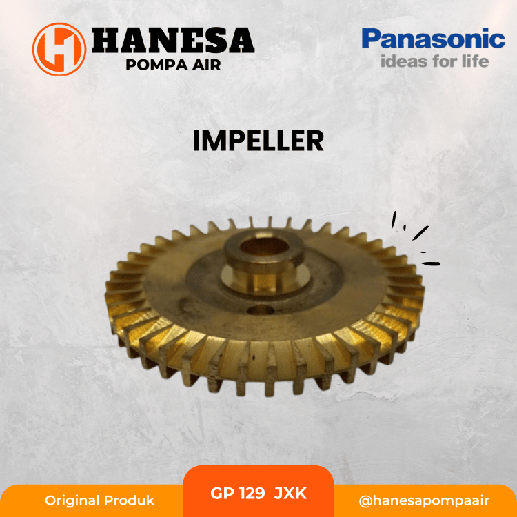 IMPELLER PANASONIC GP 129  JXK / IMP PANASONIC GP129 / 129JXK / GP129JXK