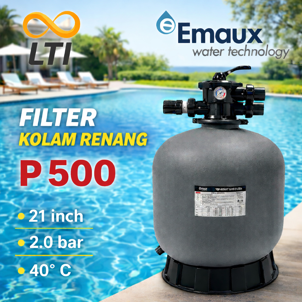 EMAUX Sand Filter Kolam Renang P500 21Inch P 500