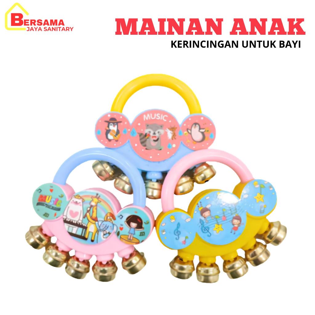 Mainan Kerincingan Anak Bayi - Mainan Kerincingan Untuk Bayi - Mainan Bayi Kerincing Genggam