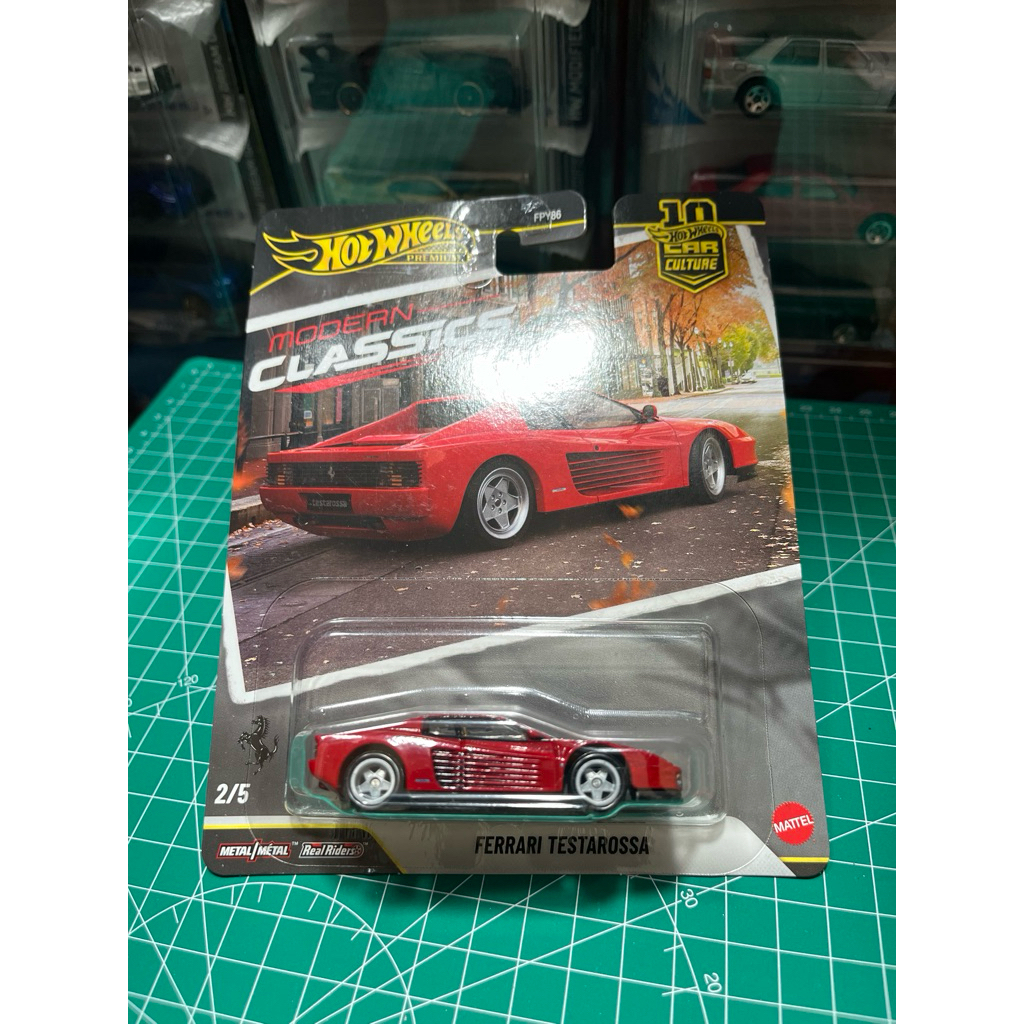 hot wheels ferrari testarossa premium