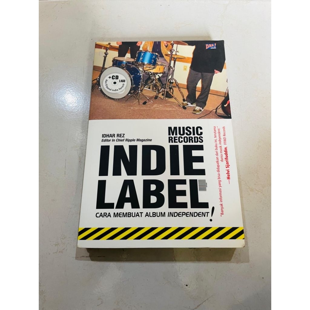 ( PROMO BUKU MURAH ORIGINAL ) BUKU LAGU / MUSIK / MUSIC RECORDS INDIE LABEL - IDHAR REZ