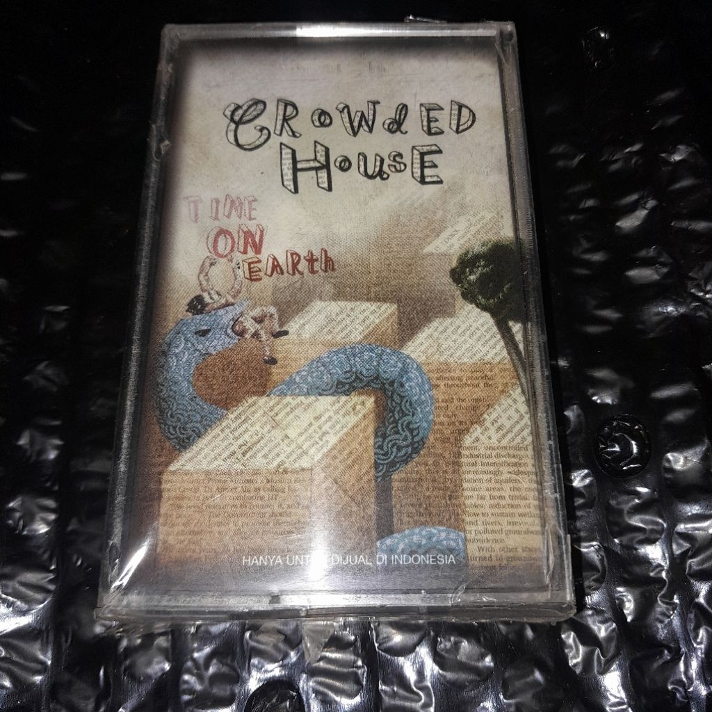 kaset pita crowded house time on earth / segel