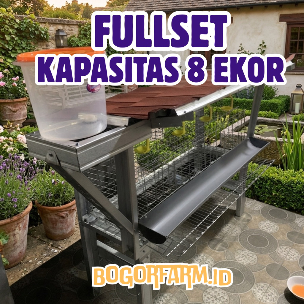 FULLSET Kandang Galvanis Ayam Petelur - Kandang Galvanis FULLSET