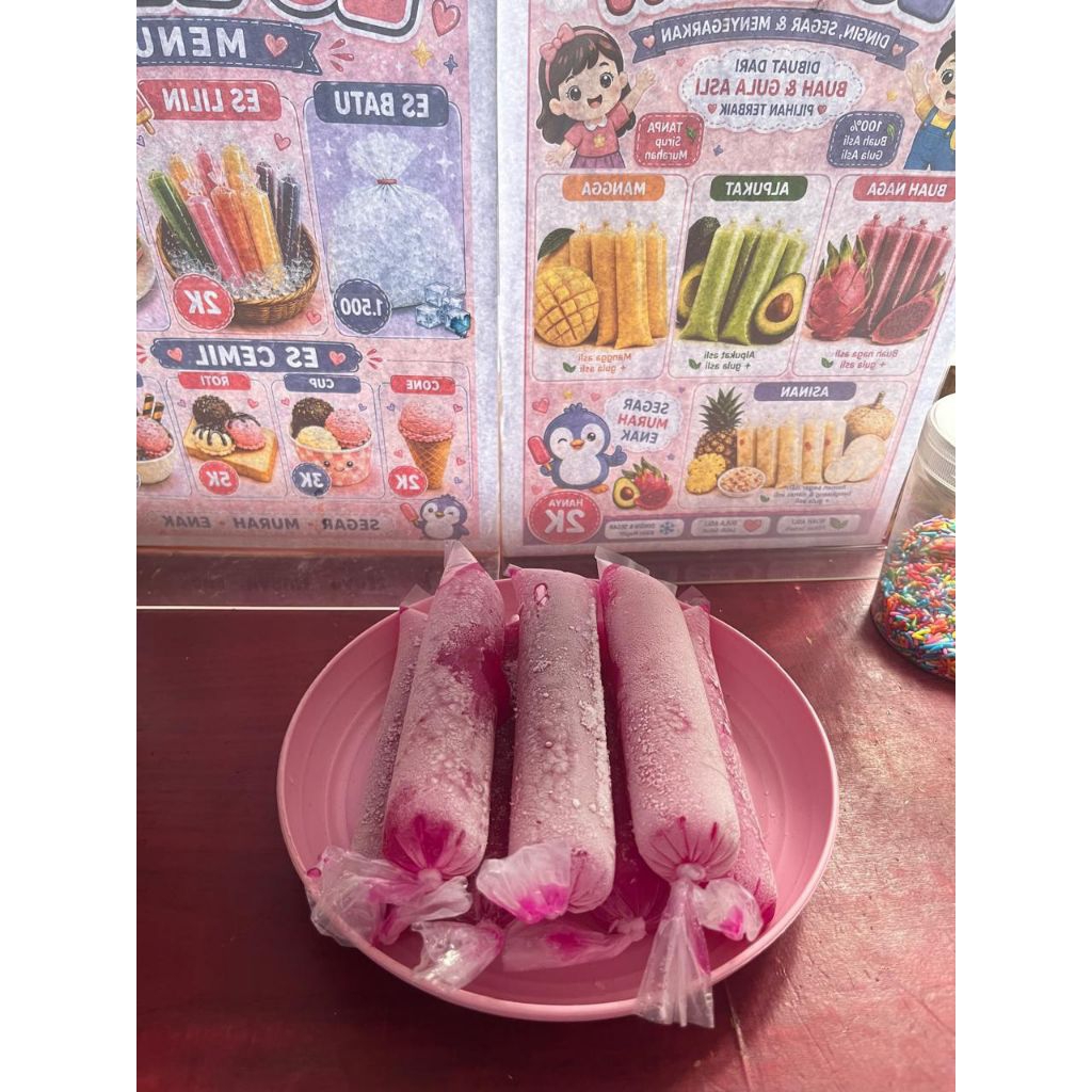 Es Lilin Buah Naga