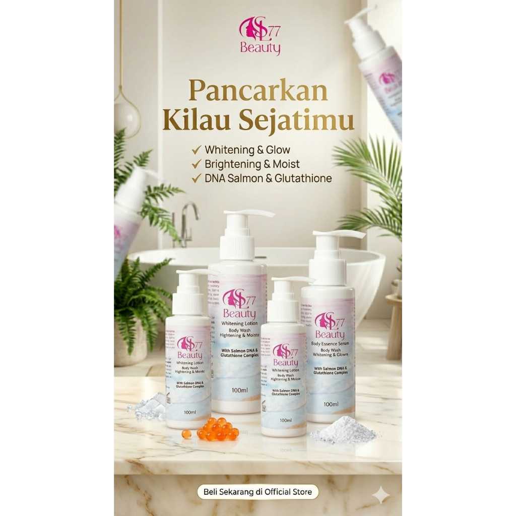 SL 77 BEAUTY  BODY WASH BRIGHTENING AND MOIST