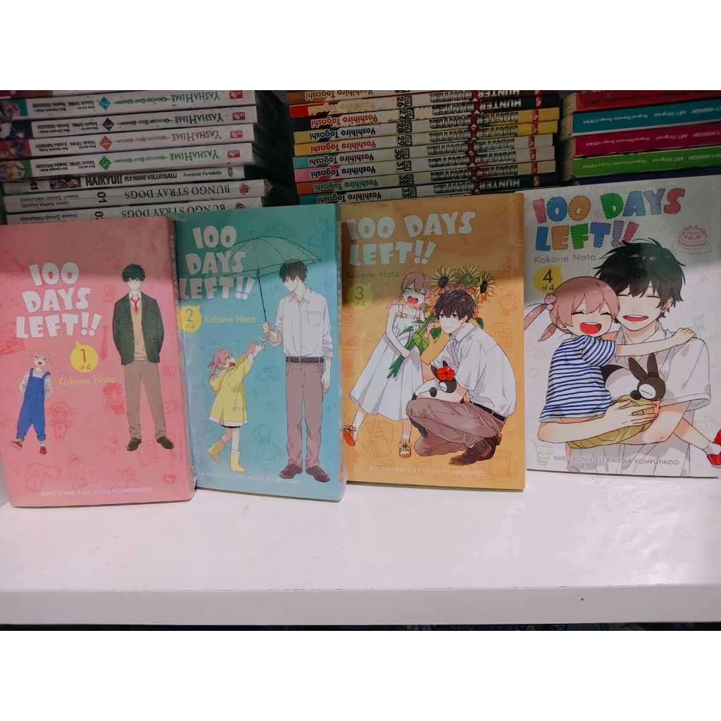 Komik 100 Days Left Set 1-4 Tamat Segel