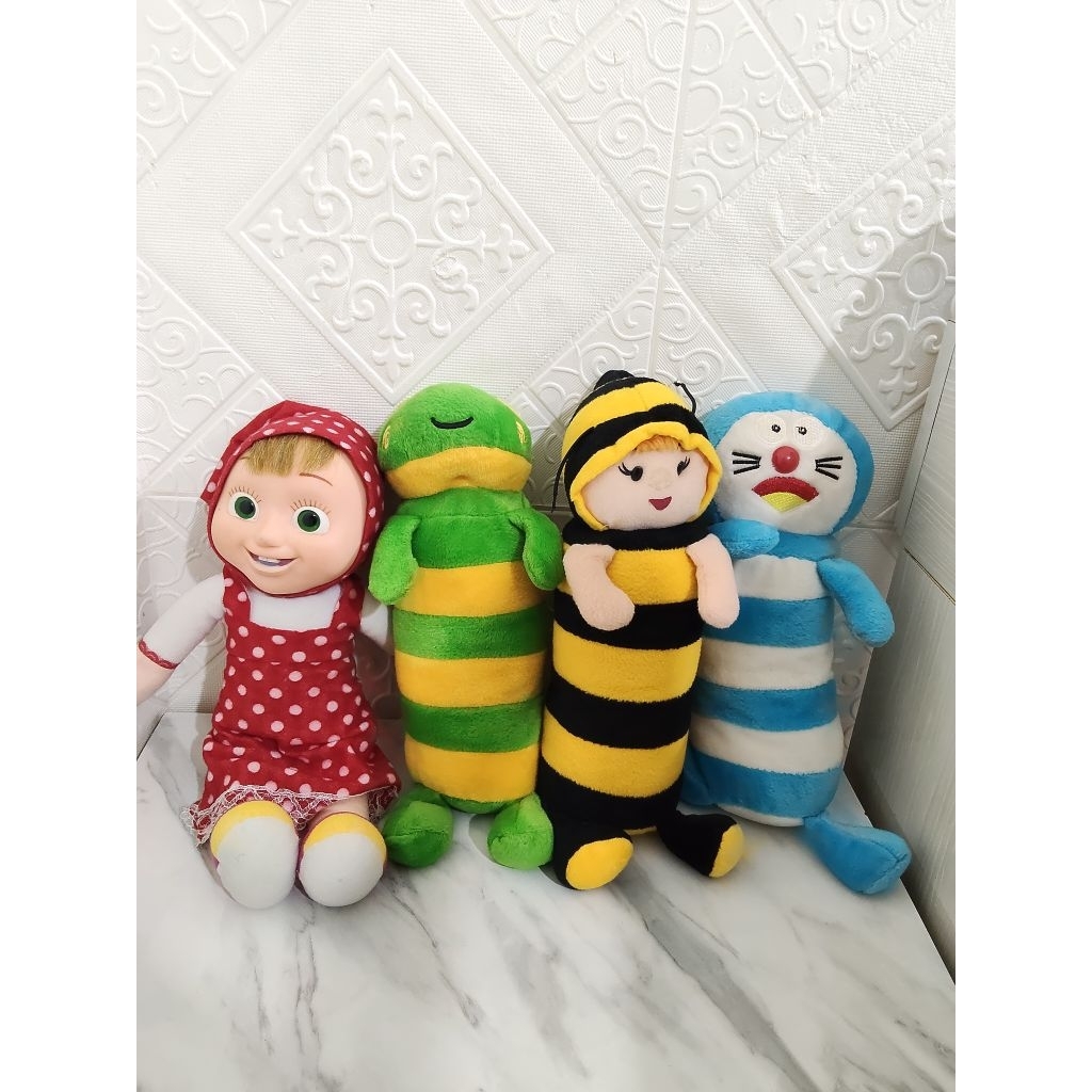 Boneka Guling & Plush Anak (Preloved)