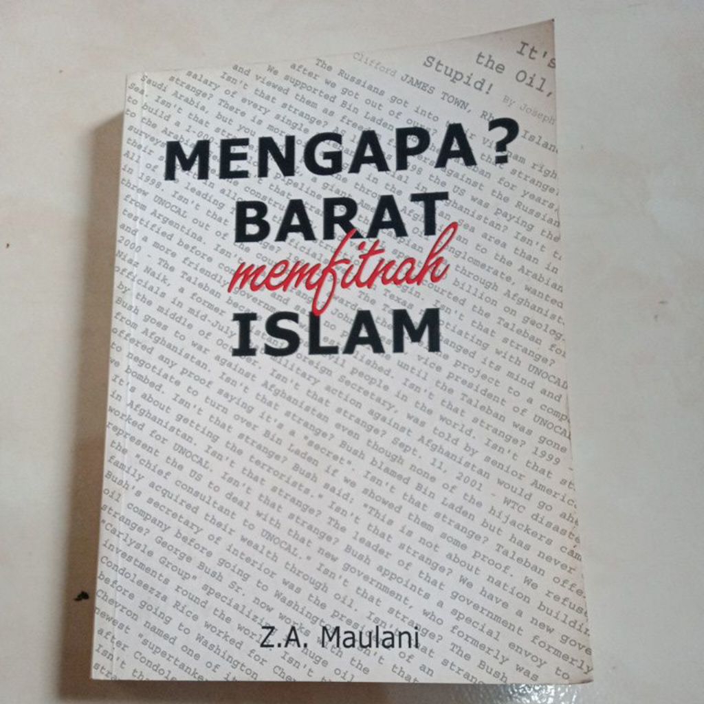 Buku mengapa barat memfitnah Islam - Z.A.Maulani
