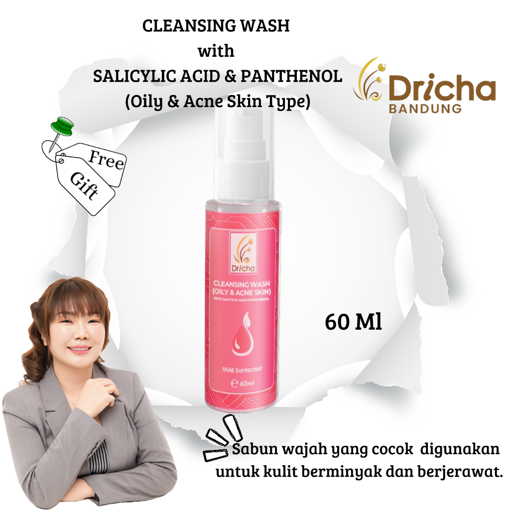 Dricha Cleansing Wash With Salicylic Acid & Panthenol