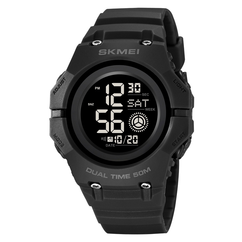 Jam Tangan Pria Digital SKMEI 2261 BLACK BLACK  WR 30M