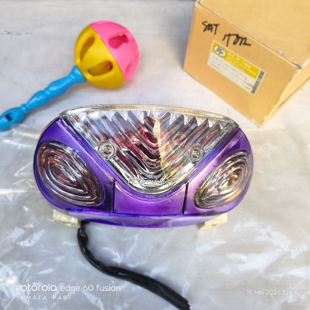 lampu belakang stop lamp assy suzuki rgv satria 2 tak lumba tornado shogun kebo merk rcm jtl variasi