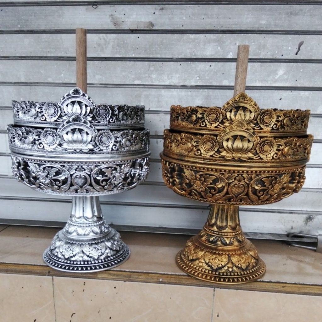 dulang susun 2,bahan melamin,tidak mudah retak.diameter dulang 25 cm.tinggi dulang 21 cm