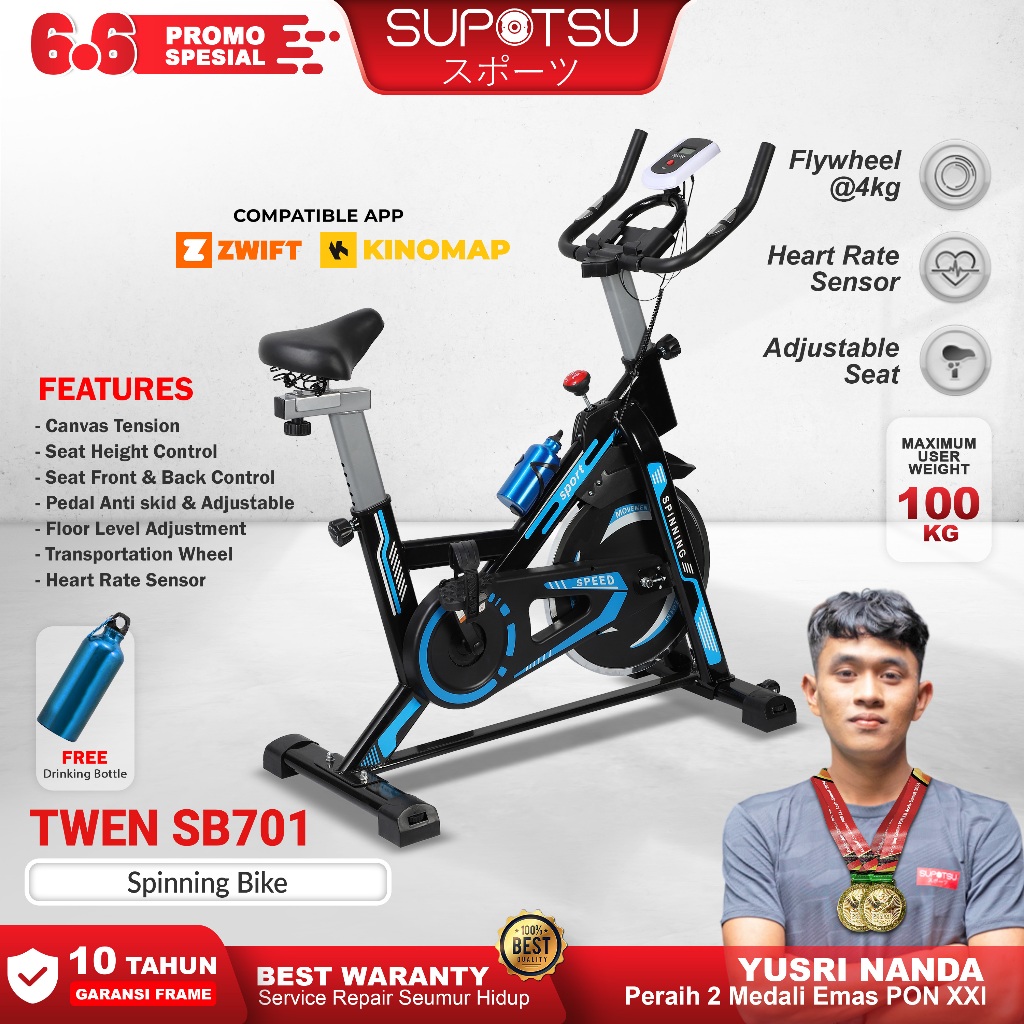 TWEN SB701 SB702  Sepeda Statis Fitness
